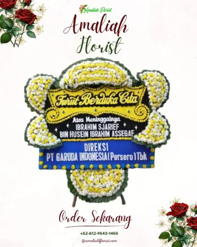 Papan Bunga Duka di Margoyoso